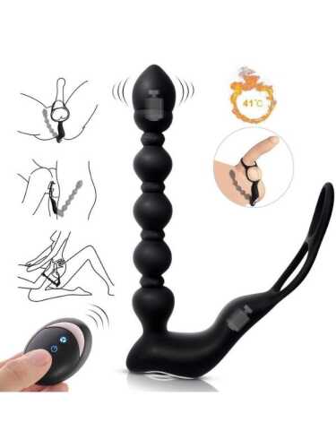 Censan Isıtmalı Penis Halkalı Anal Prostat Vibratör - 4