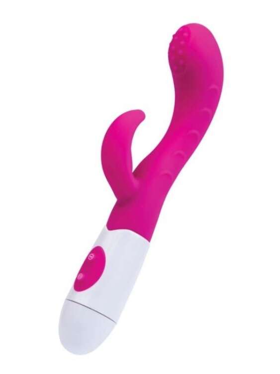 Censan Nessy Klitoral Uyarıcı Vibratör silikon pembe 20 cm - 1