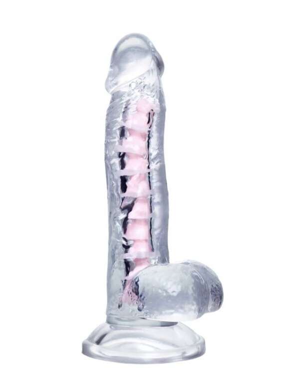 CENSAN Paret Kıkırdaklı Jel Dildo 18 cm - 1