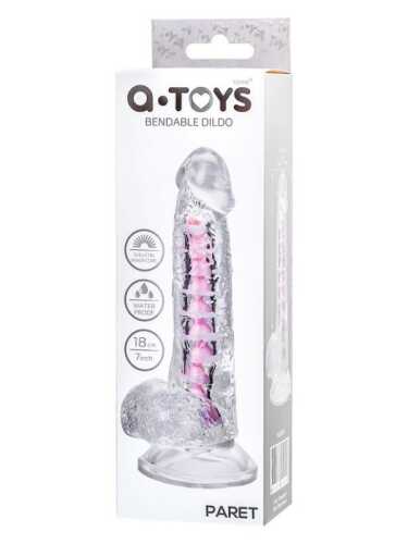 CENSAN Paret Kıkırdaklı Jel Dildo 18 cm - 3