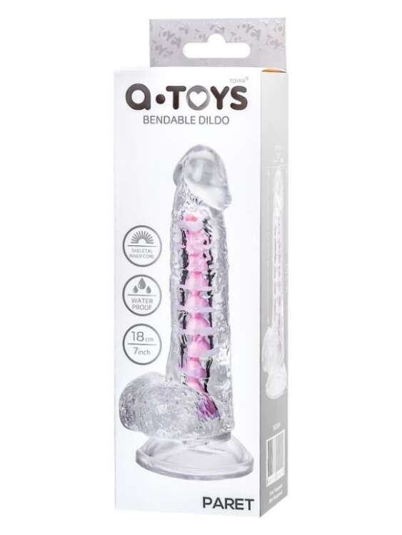 CENSAN Paret Kıkırdaklı Jel Dildo 18 cm - 3