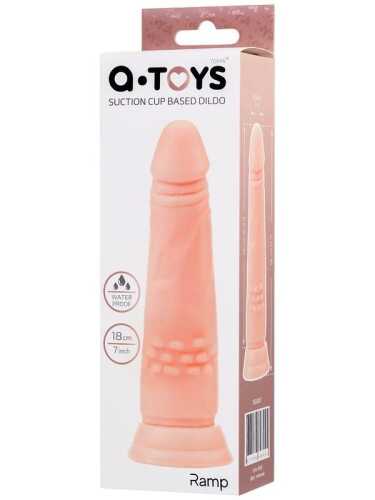 Censan Vantuzlu Realistik Dildo TPE Ten 18 cm - 4