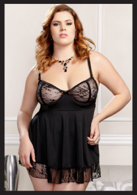Kadın Büyük Beden Seksi Fantezi Yeni Model Erotik Gecelik