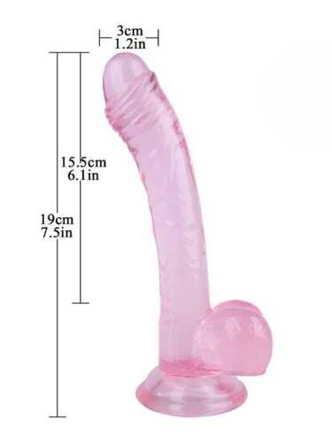 Noctis 19cm Pembe Dildo No:10 - 5