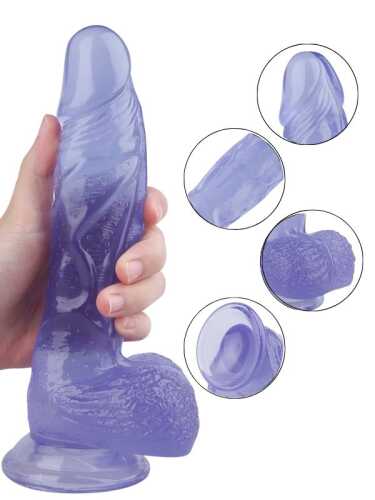 Noctis 22,5cm Mor Dildo No:13 - 4