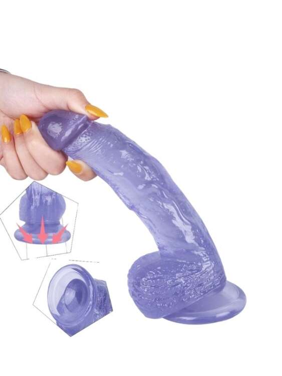 Noctis 22cm Mor Dildo No:12 - 4