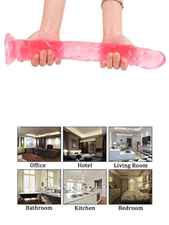 Noctis 34,5cm Pembe Dildo No:7 - 3