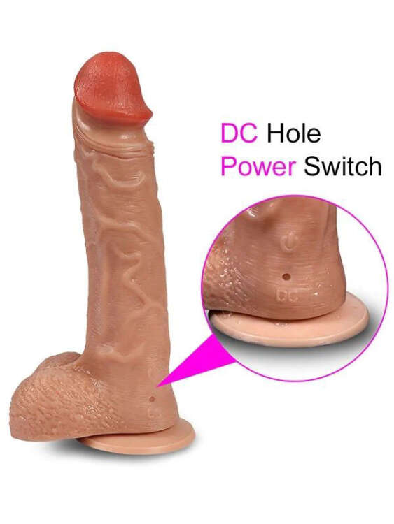 Shequ Bronte Şarjlı Döner Başlı Realistik Dildo Uzaktan Kumandalı 20.5 cm - 4