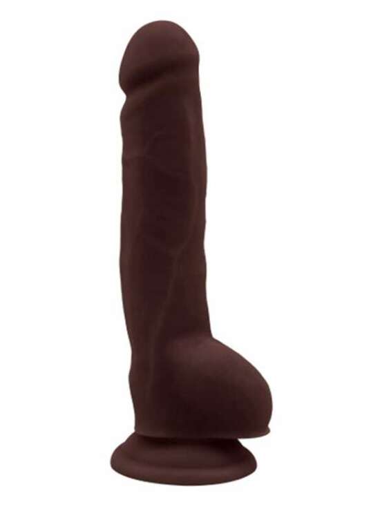 SECRETGAME Carnalist Kıkırdaklı Gerçekçi Dildo - 23.5cm Zenci - Black realistic penis, cartilaginous dildo, strapon penis, sex toys+18 - 1