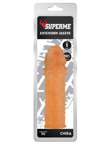 Extra Texture Sleeve Tırtıklı Penis Kılıfı - Ten Rengi - 2