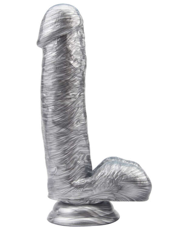 SECRETGAME Heywood Jablome 17.8cm Gümüş Rengi Dildo - realistic dildo, dildo, strapon penis, sex toys+18 - 1