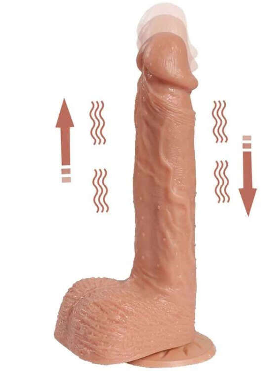 SECRETGAME Bronte Swaying Şarjlı Döner Başlı Realistik Dildo Uzaktan Kumandalı 20.5 cm - Rechargeable Rotating Head Realistic Dildo Remote Control Vibrator sex toys+18 - 1