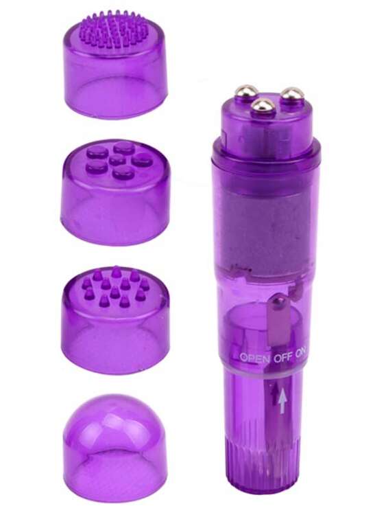 SECRETGAME Image Rocker Mini Masaj Vibratörü - Mor - Mini Massage Vibrator - Purple - 1