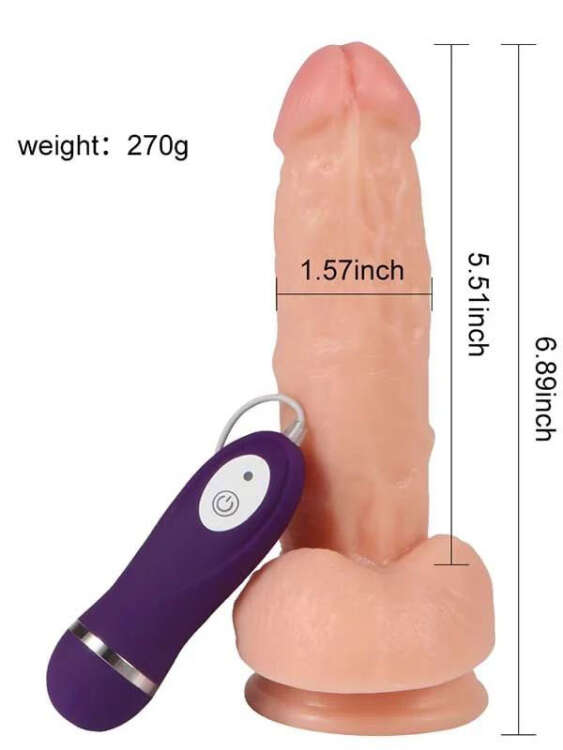 Shequ Kassadin Titreşimli Gerçekçi Realistik Penis 17.5 cm - 3