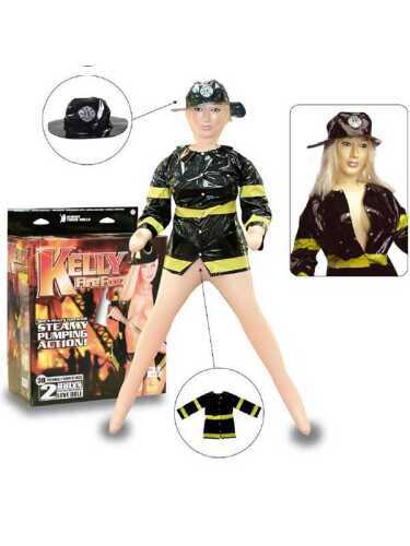 SECRETGAME Kelly FireFox İtfaiyeci Şişme Bebek - Kelly FireFox realistic Fireman Inflatable Doll - 2