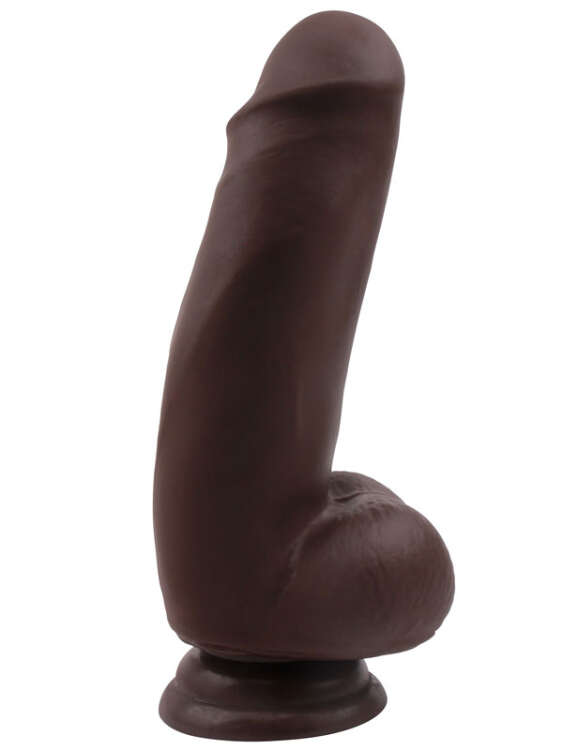 SECRETGAME Lecher Kıkırdaklı Gerçekçi Dildo - 18cm Zenci- black dildo, realistic penis, cartilaginous dildo, strapon penis ,sex toys+18 - 1