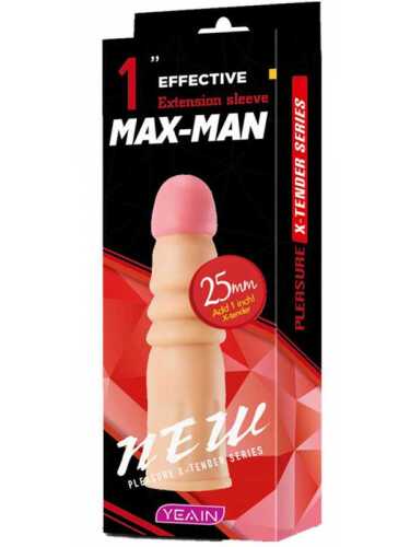 Max Man 25mm Dolgulu Penis Kılıfı YN0054 - 2