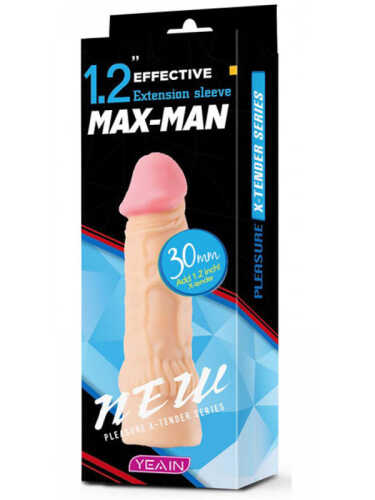 Max Man 30mm Dolgulu Penis Kılıfı YN0051 - 2