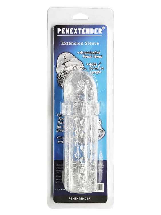 Penextender Tırtıklı Saydam Penis Kılıfı 16.3 cm - 3