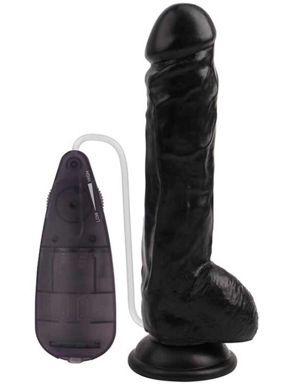 SECRETGAME Rubicon Gerçekçi Zenci Vibratör - 22.5cm - Black dildo, realistic penis, cartilaginous dildo, dildo vibrator, strapon penis ,sex toys+18 - 1