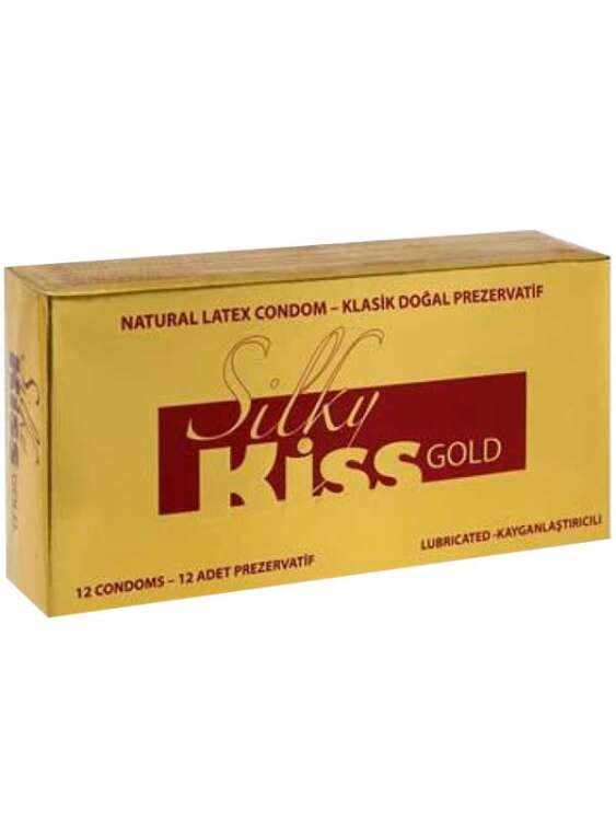 SECRETGAME Silky Kiss Gold Kayganlaştırıcılı Prezervatif- Condom with lubricant Flavored Condom sexual health, birth control - 1