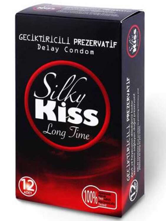 Silky Kiss Long Time Prezervatif - 1