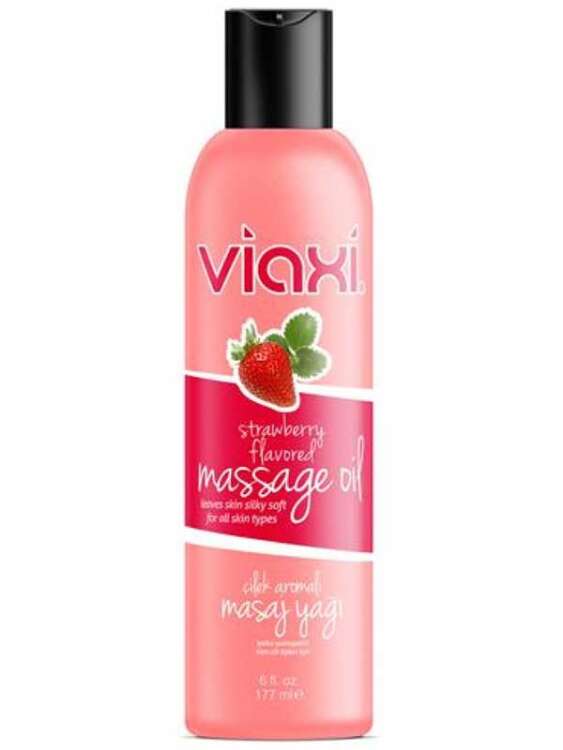 Viaxi Masaj Yağı Çilek Aromalı 177 ml. - 1