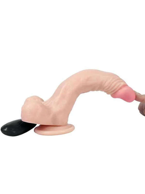 Xuanyuan Titreşimli Gerçekçi Realistik Dildo 21 cm - 3