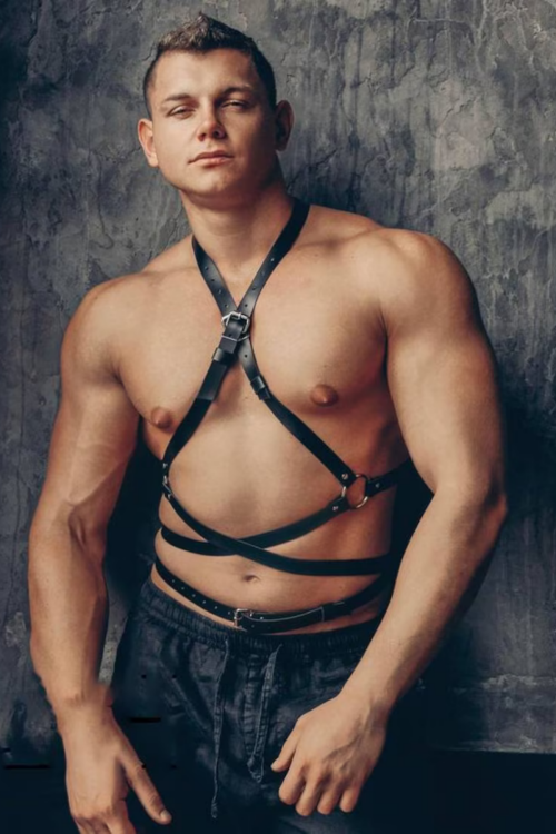 Yeni Model BDSM Erkek Harness - 4