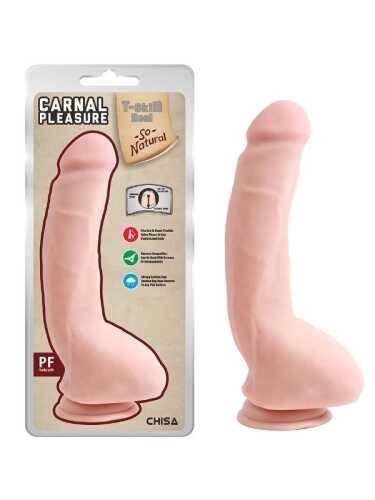 Carnal Pleasure 23.5cm Kıkırdaklı Gerçekçi Dildo - 1
