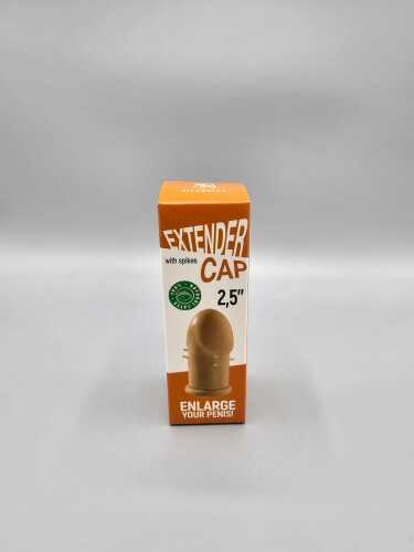 CENSAN Extender Cap Sitabella Penis Kılıfı, 2.5 inç, antenli, lateks - 4