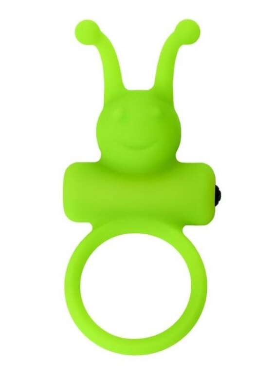 Censan Flik Titreşimli Penis Halkası Yeşil 9,1 cm - 2