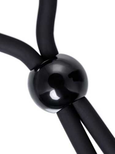 Censan Kement Ect Model silikon siyah 14 cm Penis Halkası - 4