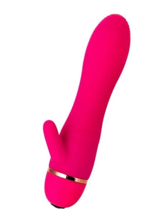 Censan Klitoral Uyarıcılı 20 Modlu Vibratör Silikon Pembe 15 cm - 1