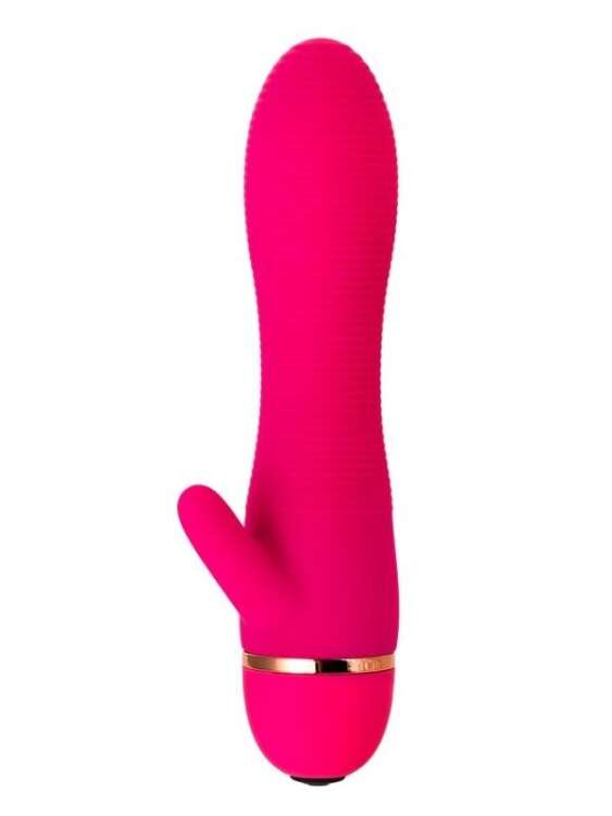 Censan Klitoral Uyarıcılı 20 Modlu Vibratör Silikon Pembe 15 cm - 2