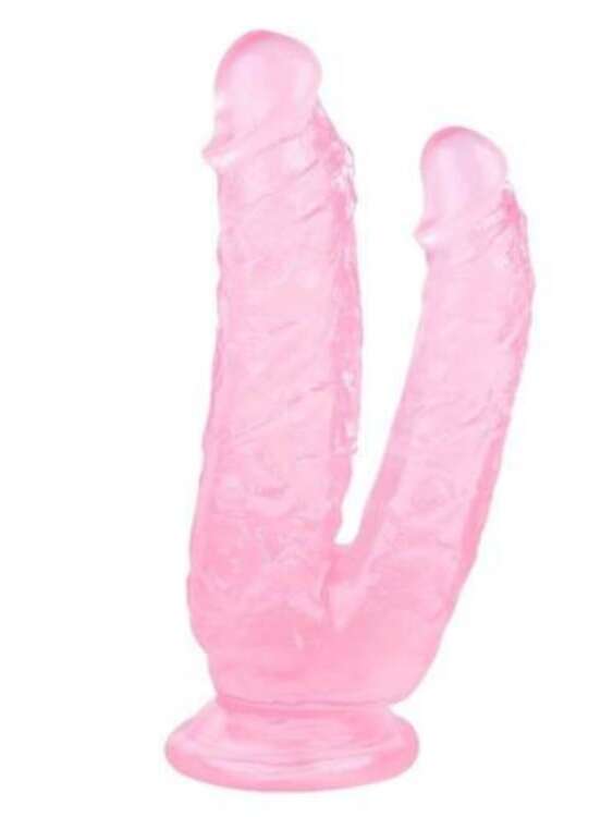 Noctis 19cm Pembe Çiftli Dildo No:76 - 1