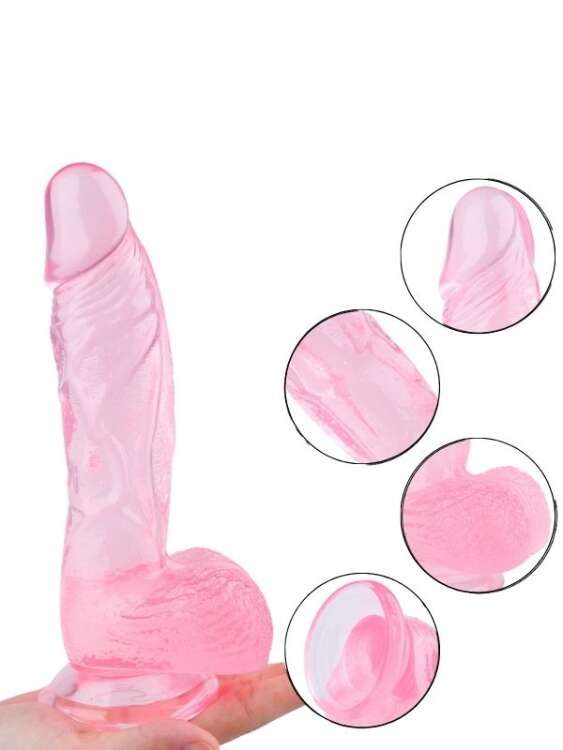 Noctis 22,5cm Pembe Dildo No:13 - 5