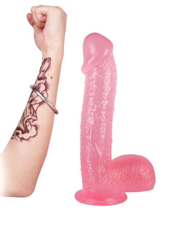 Noctis 34cm Pembe Dildo No:72 - 4