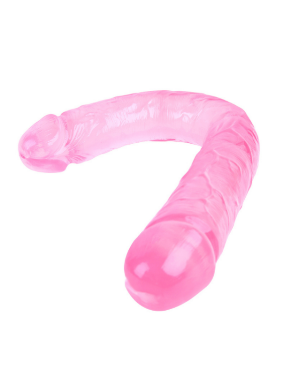 Noctis 46cm Pembe Çift Taraflı Dildo No:88 - 1