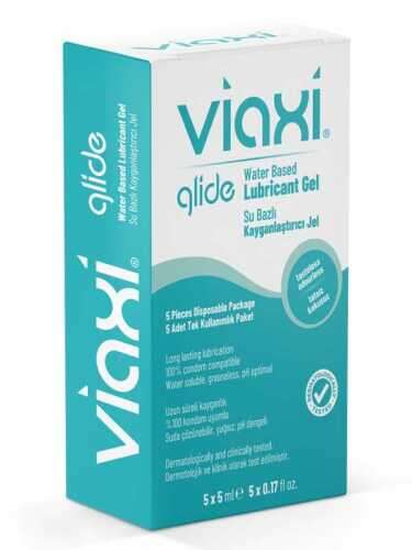 SECRETGAME Viaxi Glide Kayganlaştırıcı Jel 5 x 5 ml - lubricant gel, anal vaginal lubricant, sexual health - 2