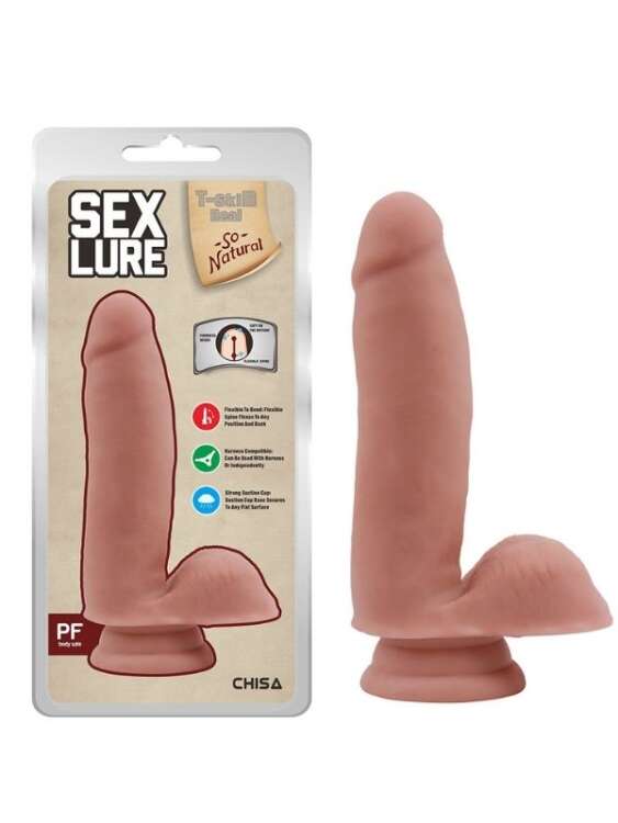 Sex Lure 17,5cm Kıkırdaklı Gerçekçi Dildo - 1